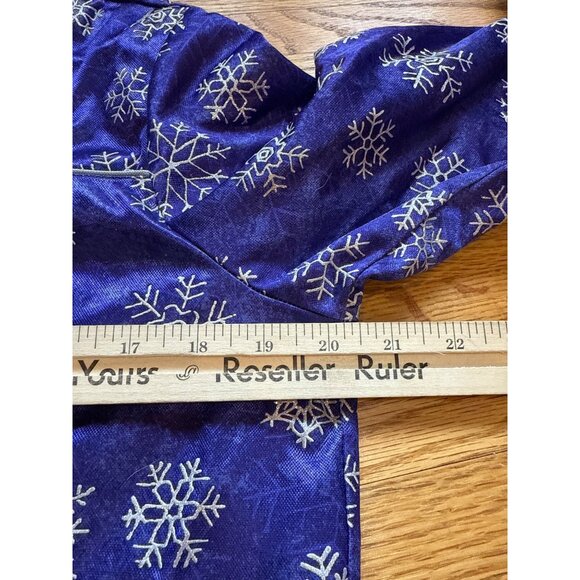 American Girl Girls Snowflake Pajama Set Blue & White Large 100% Polyester - Picture 5 of 11